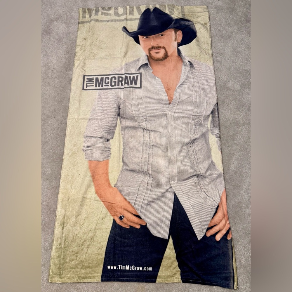 Tim McGraw Bath Towel (Limited Edition)
